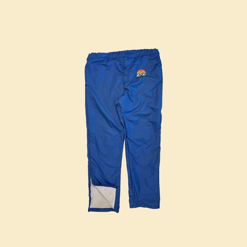 Vintage 70s/80s DeLong athletic pants, 2XL blue 1970s lined track pants